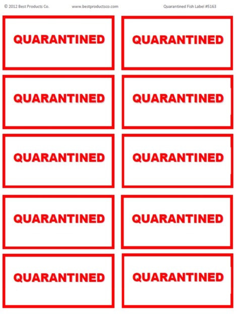 Quarantined Label